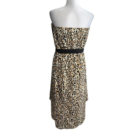 Lane Bryant Leopard Print Tube Tie Dress Strapless Women's PLUS Size 18/20 - Picture 8 of 10